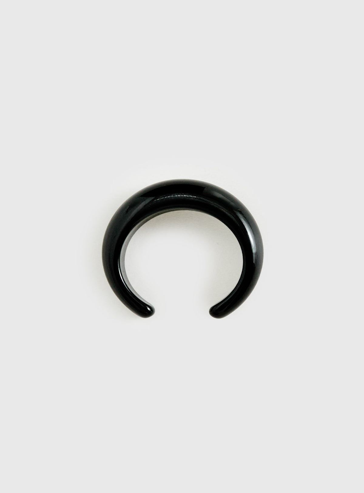 Keera Resin Cuff Black