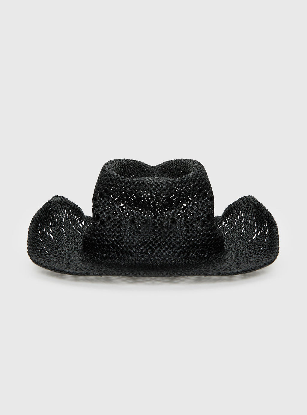 Avyanna Straw Cowboy Hat Black