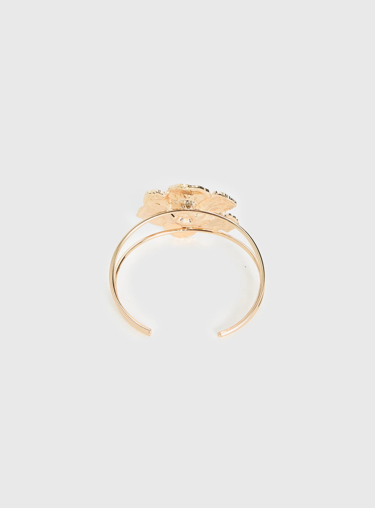 Set Adrift Flower Cuff Gold