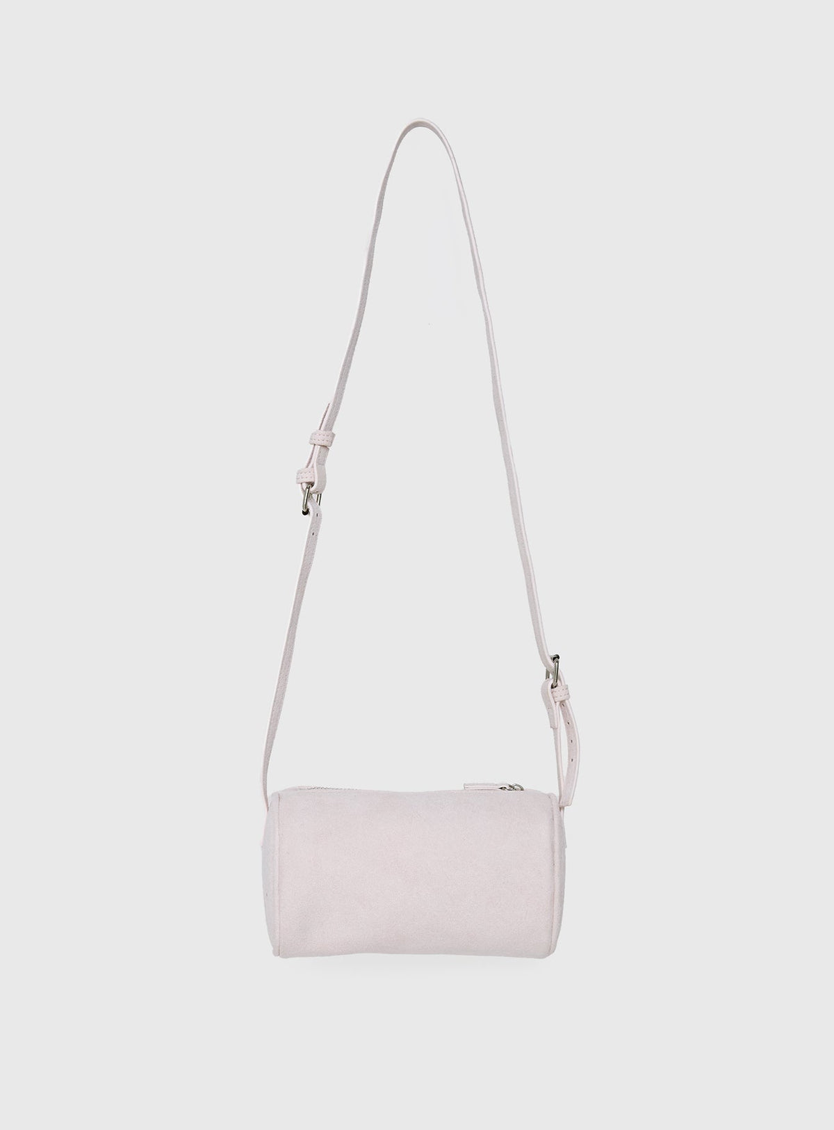 Ettalie Faux Suede Shoulder Bag Pink