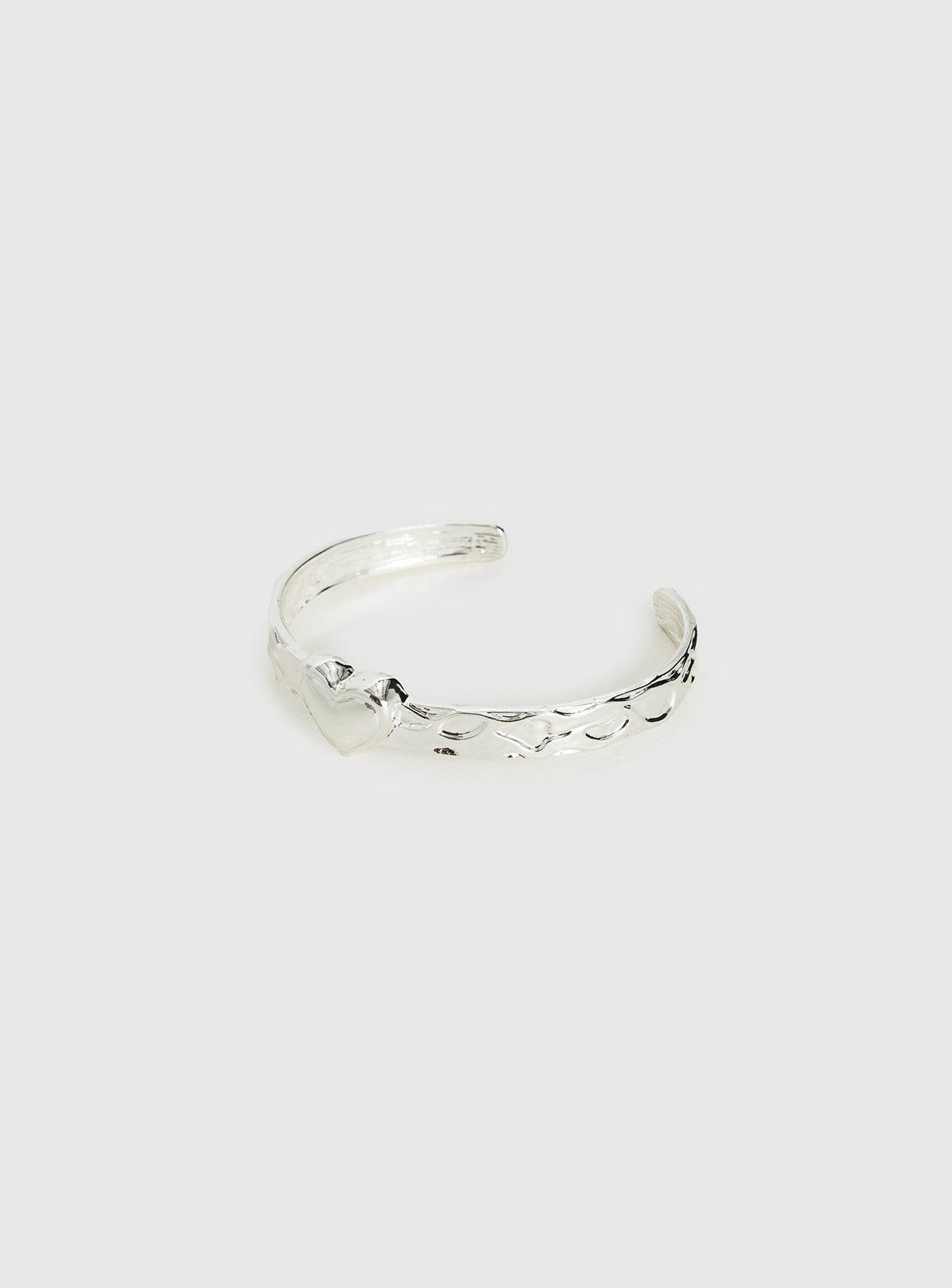 Romma Heart Cuff Silver