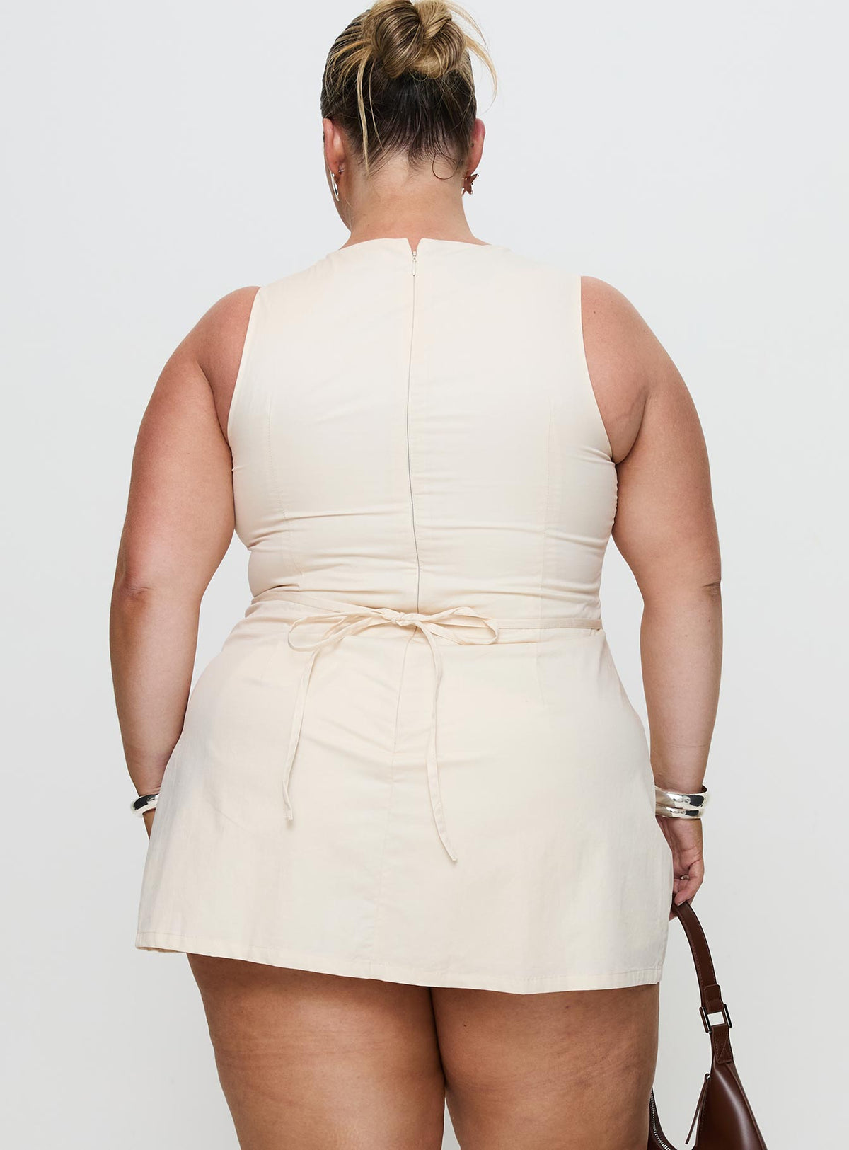 Yumiko Romper Cream Curve