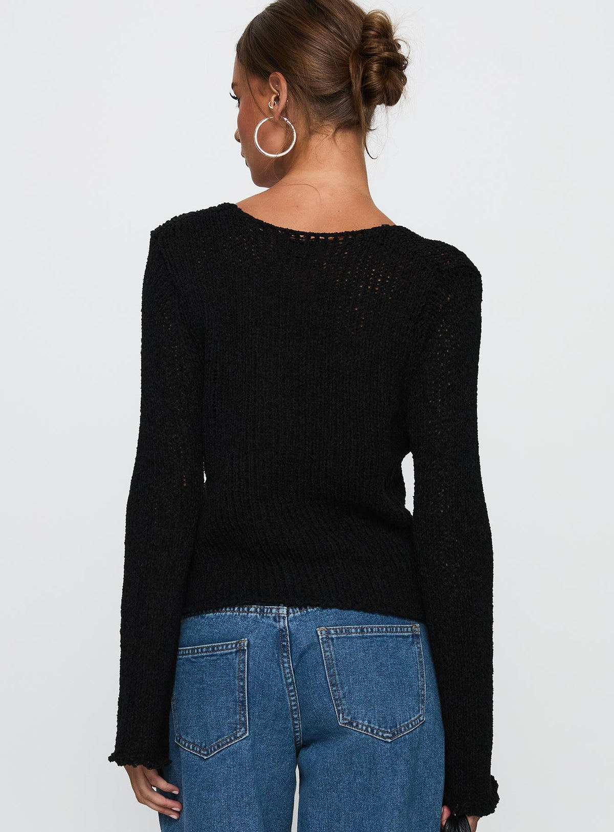 Swain Knit Cardigan Black