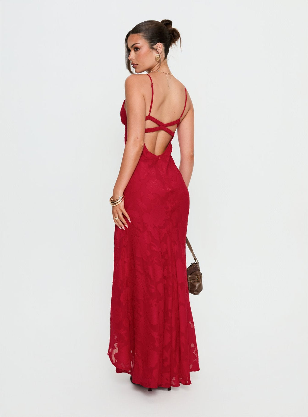 Cyrene Maxi Dress Red
