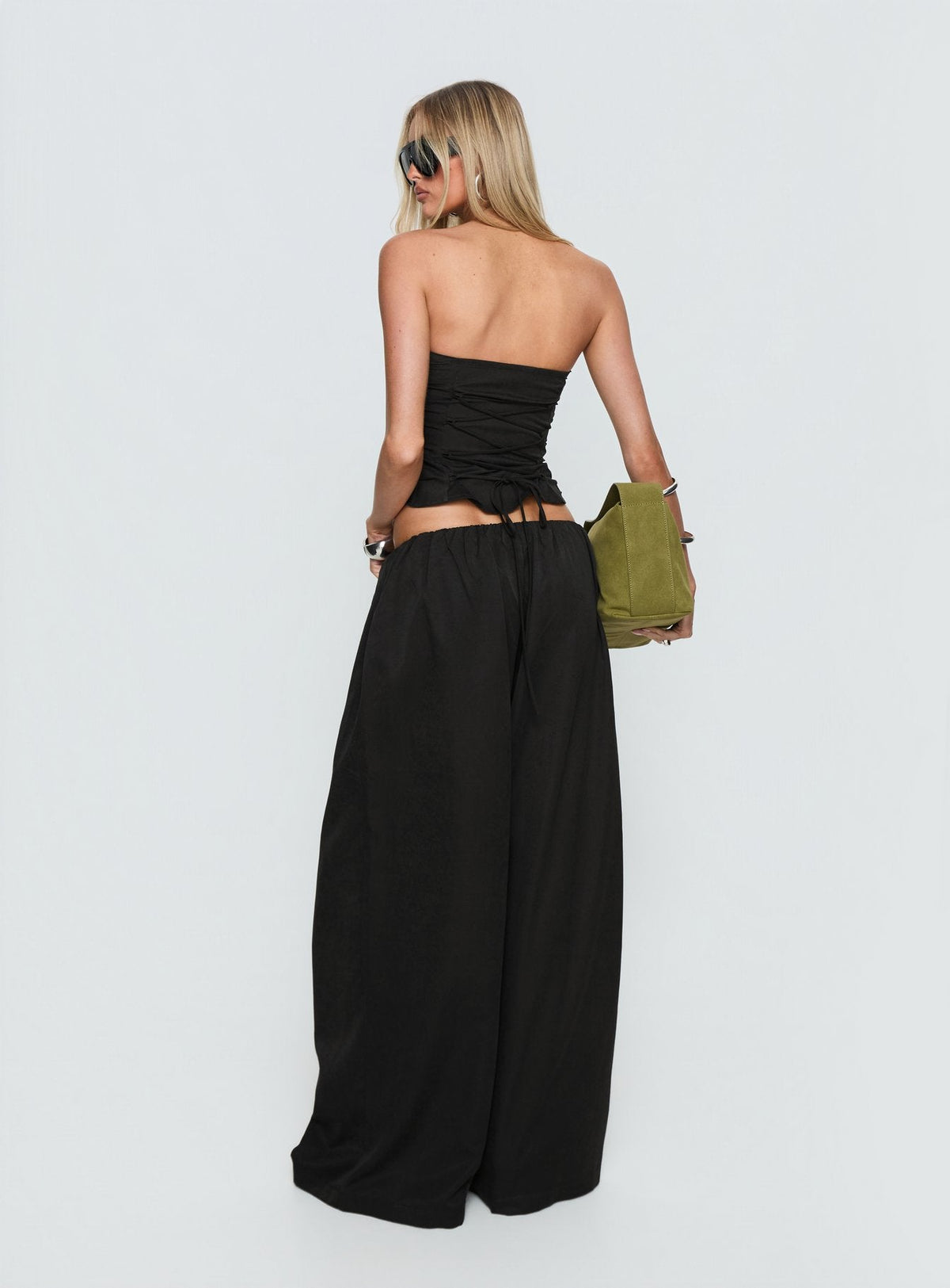 Odara Wide Leg Pants Black