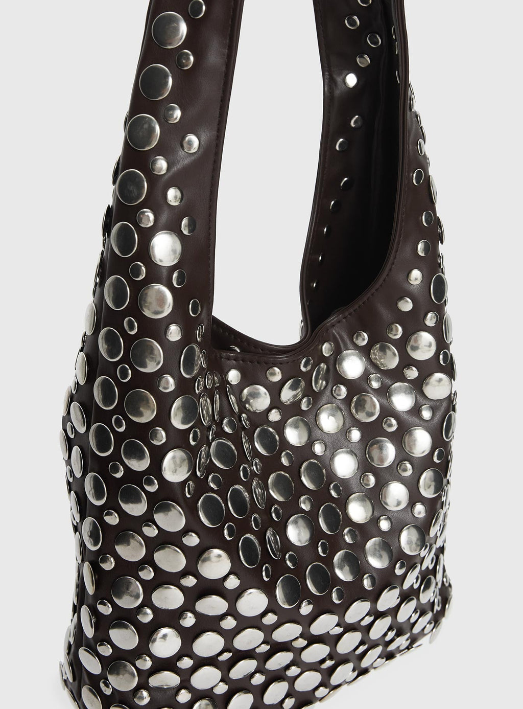In The Crowd Shoulder Bag Brown / Silver