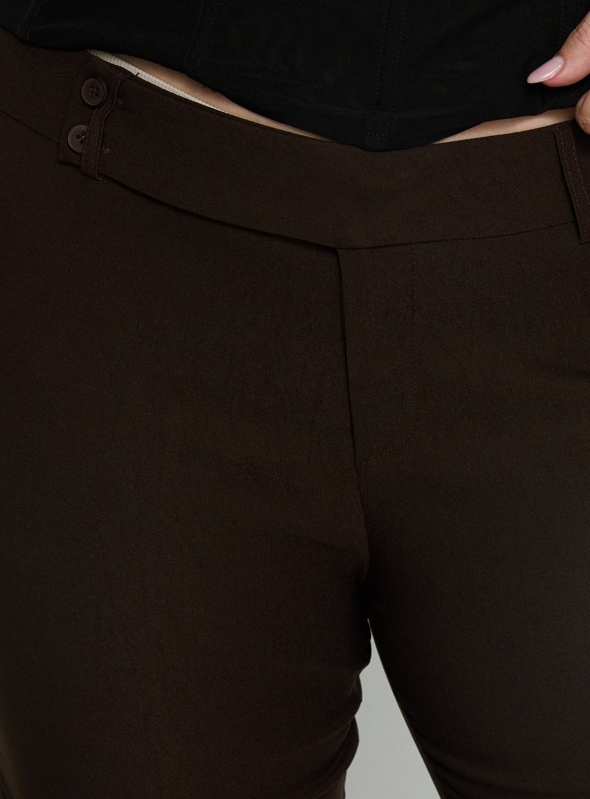 Kinkirk Flared Pants Chocolate Curve