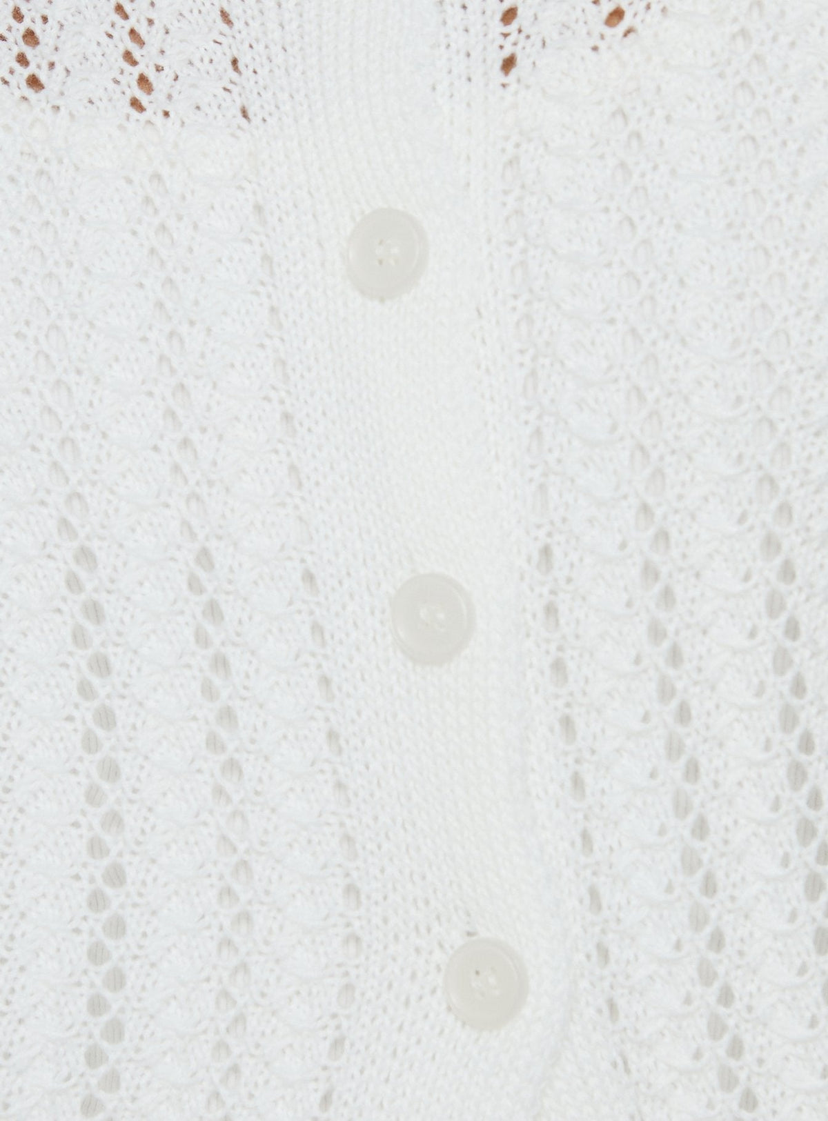Avalisa Knit Cardigan White