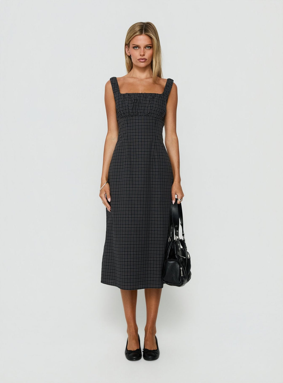 Donnamarie Midi Dress Check