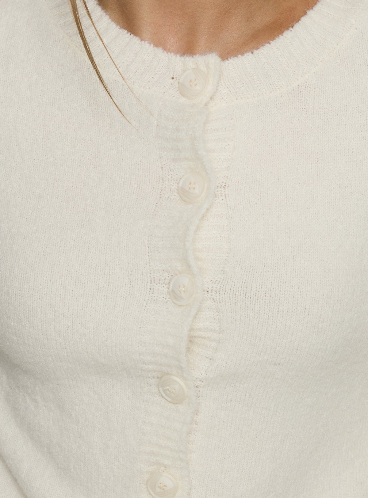Denmark Cardigan White