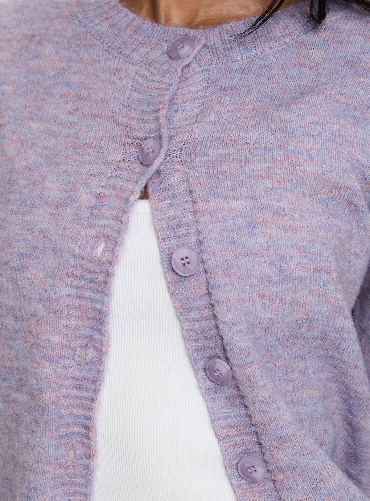 Denmark Cardigan Lilac