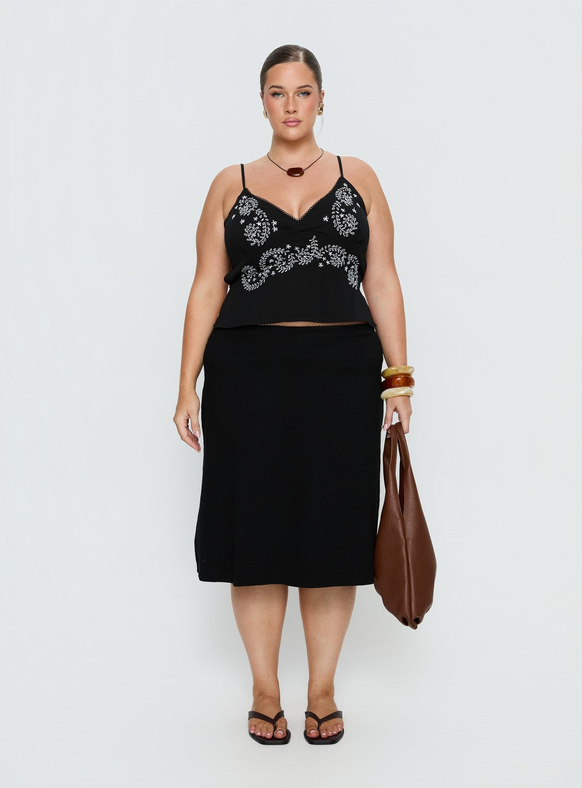 Pappilion Top Black Curve