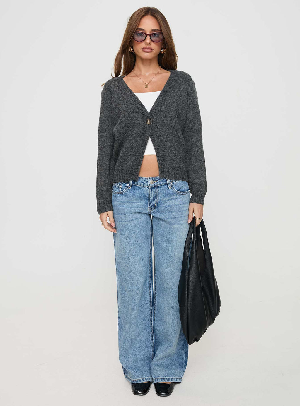 Larkins Cardigan Grey
