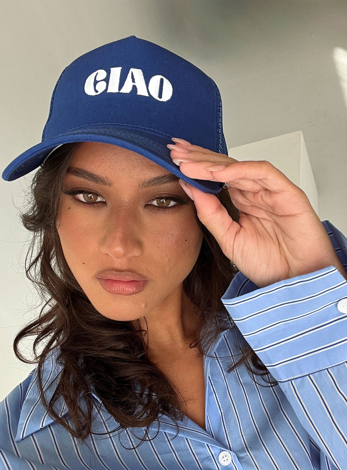 Ciao Trucker Hat Blue / White