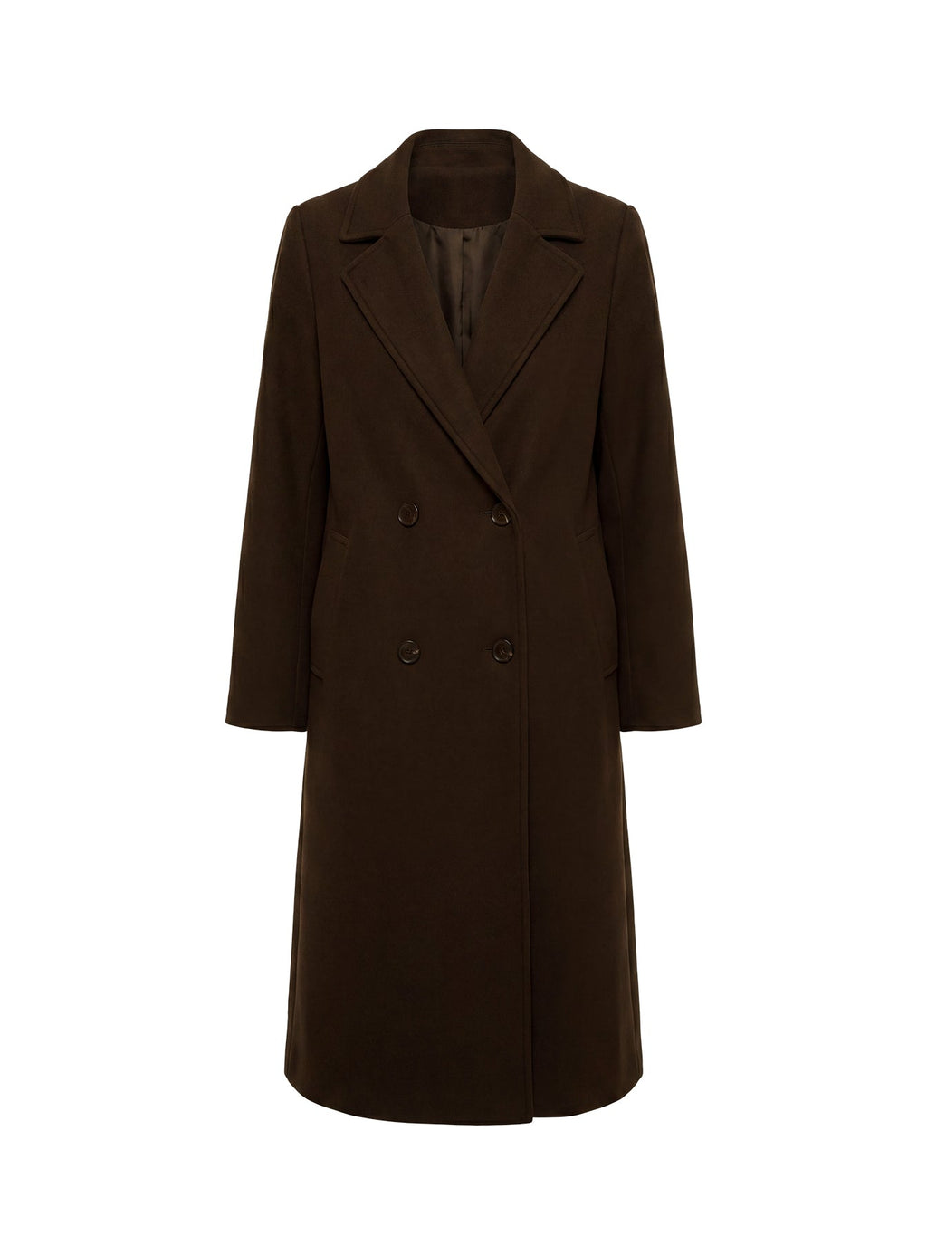 Prolific Longline Coat Brown