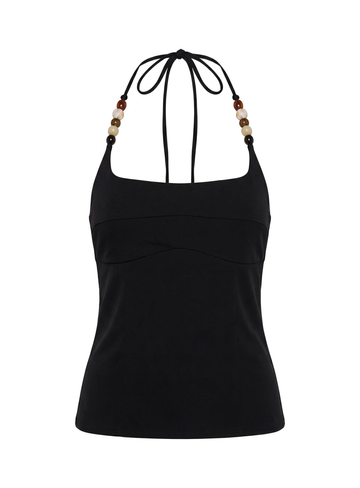 Cherise Bead Detail Top Black