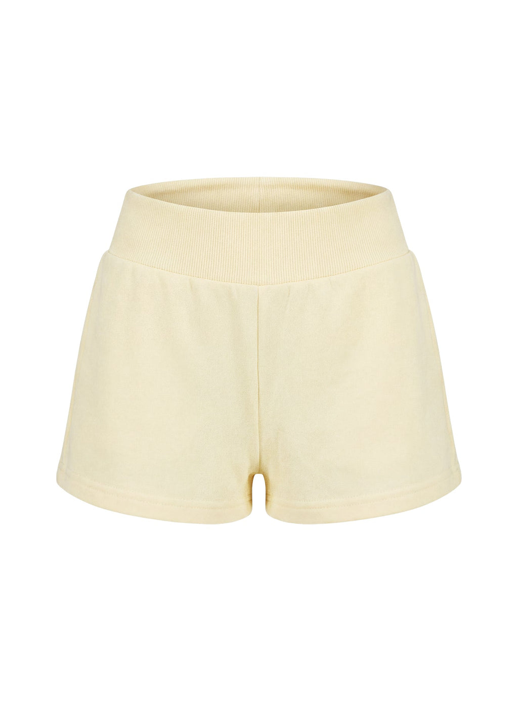 Daybreak Rib Waist Shorts Buttercream