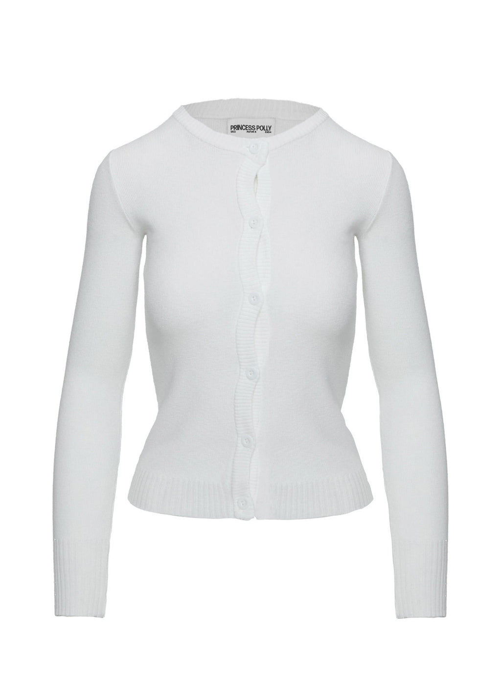 Lauraine Cardigan White
