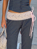 Spin The Bottle Lace Belt Pink