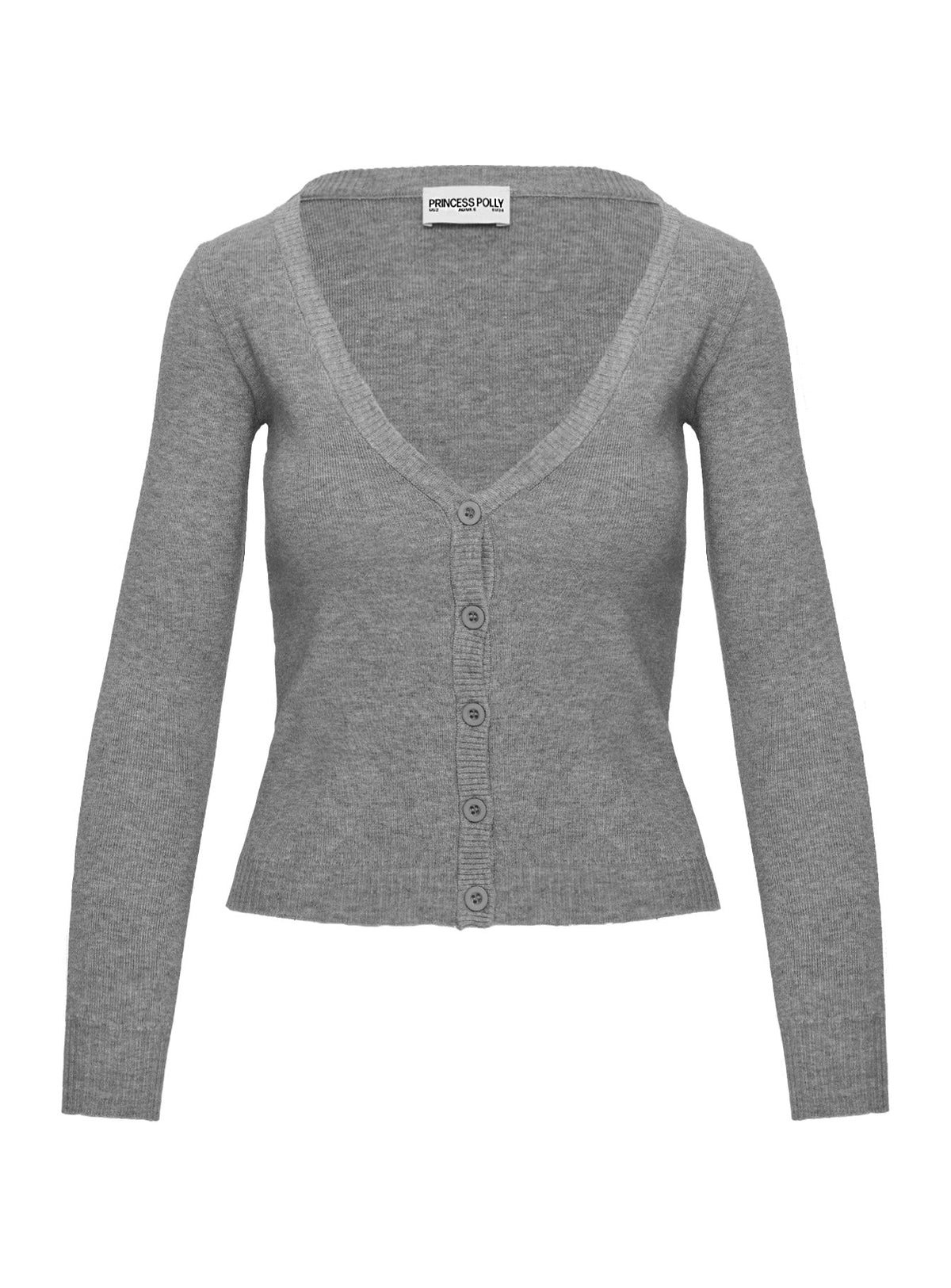 York Cardigan Grey Marle